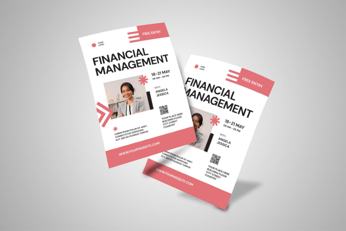White Pink Financial Management Flyer-4