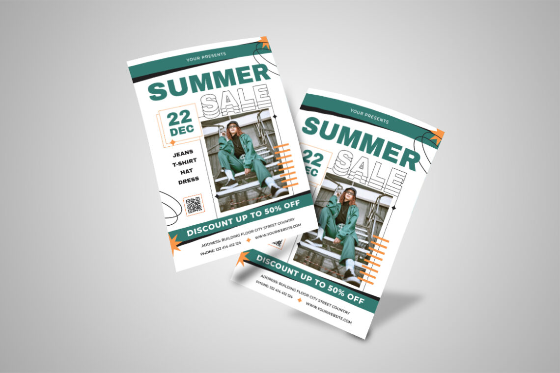 White Green Summer Sale Flyer-3