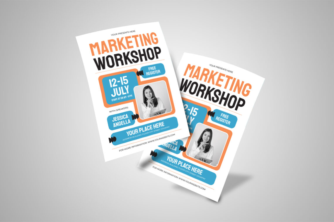Green Orange Marketing Workshop Flyer-3
