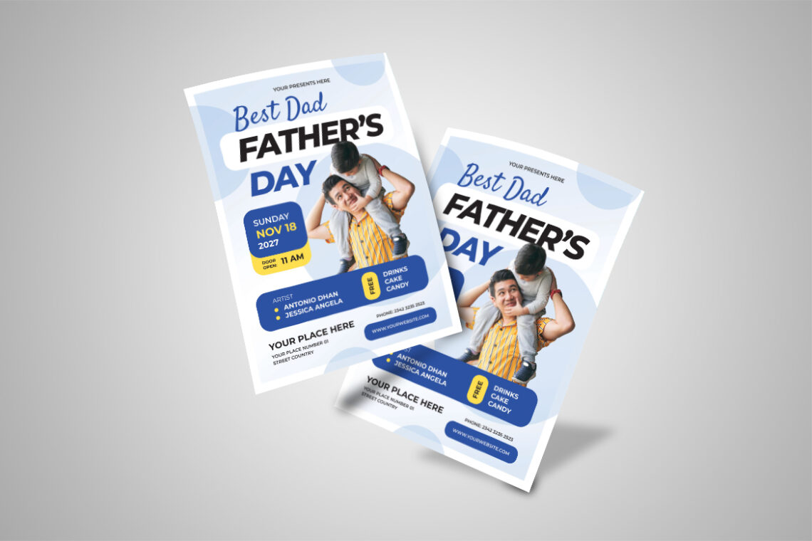 Best Dad Father Day Flyer-3