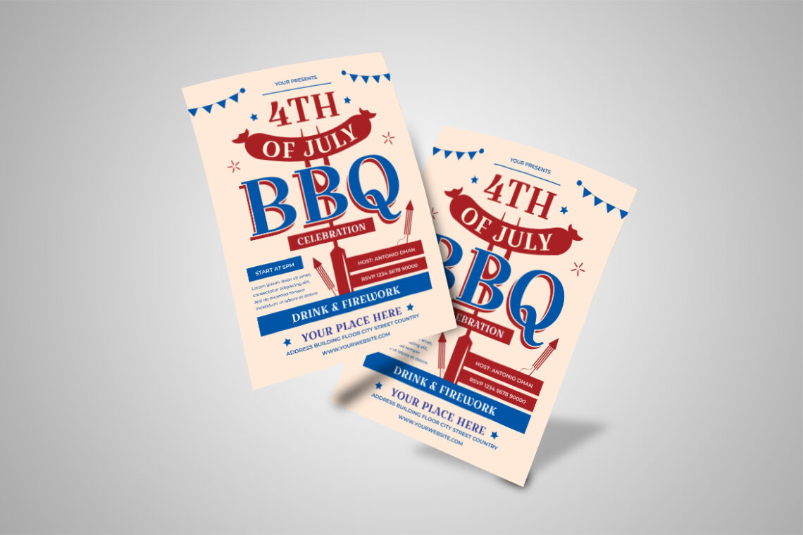Bbq Celebration Firework Flyer-3