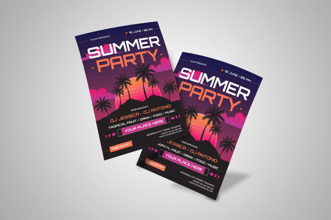 Tropical Summer Party Flyer-3