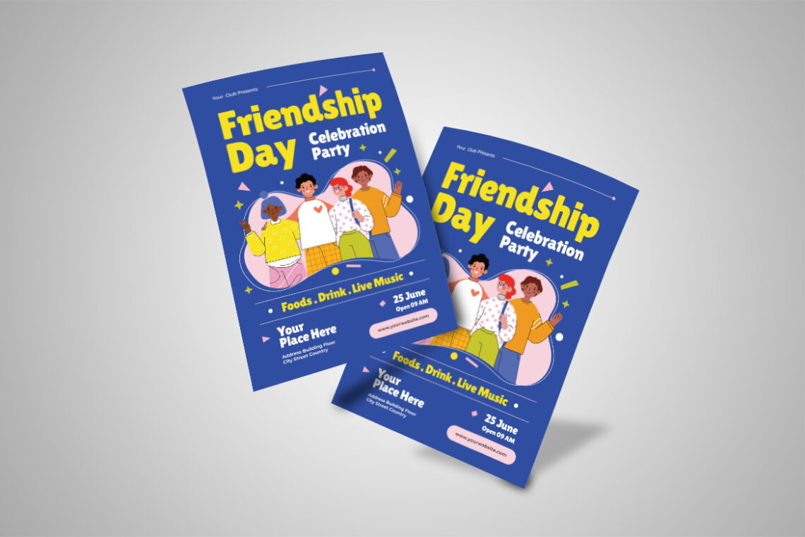 Friendship Day Celebration Party Flyer-3