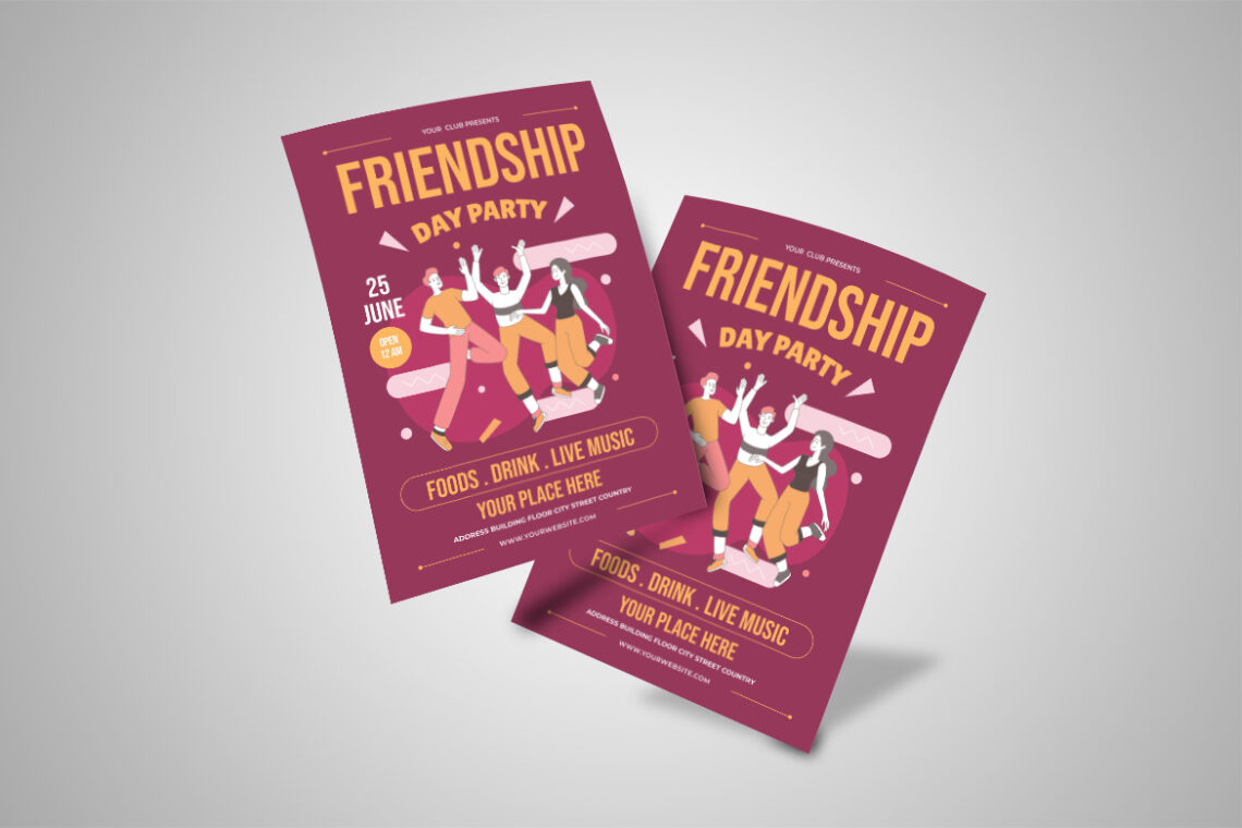 Friendship Day Party Flyer-3