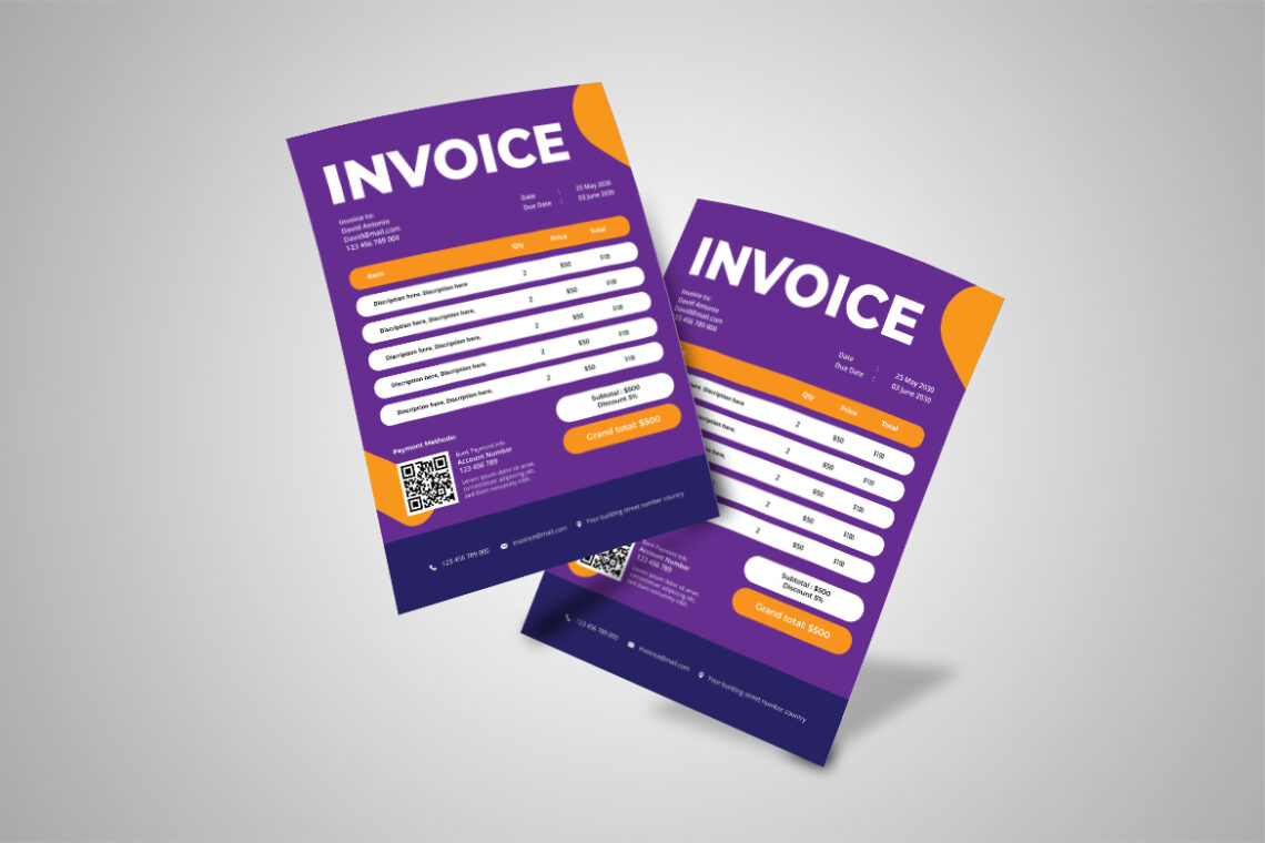 Purple Modern Business Invoice-3