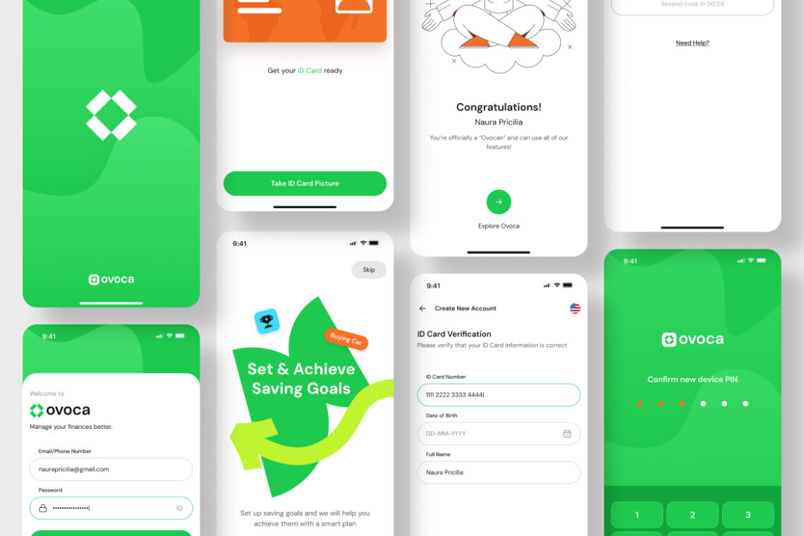 Finance Management Application Mobile UI KIT-1