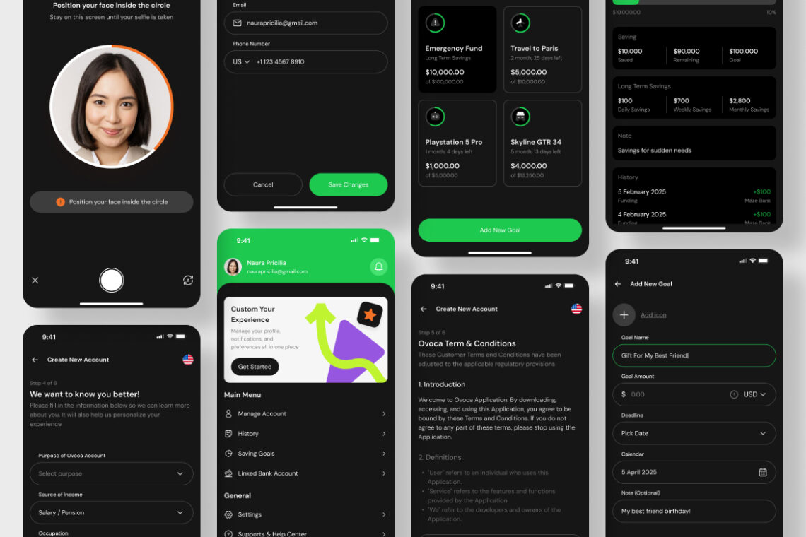 Finance Management Application Mobile UI KIT-3