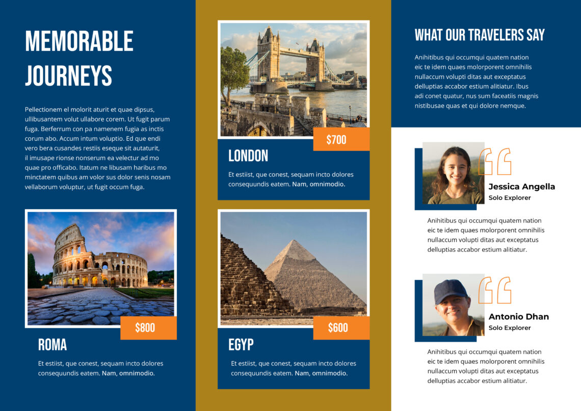 Golden Brown Travel Agency Trifold Brochure-2
