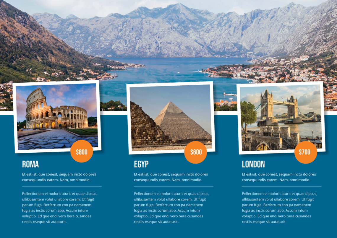 Teal Blue Travel Agency Trifold Brochure-2