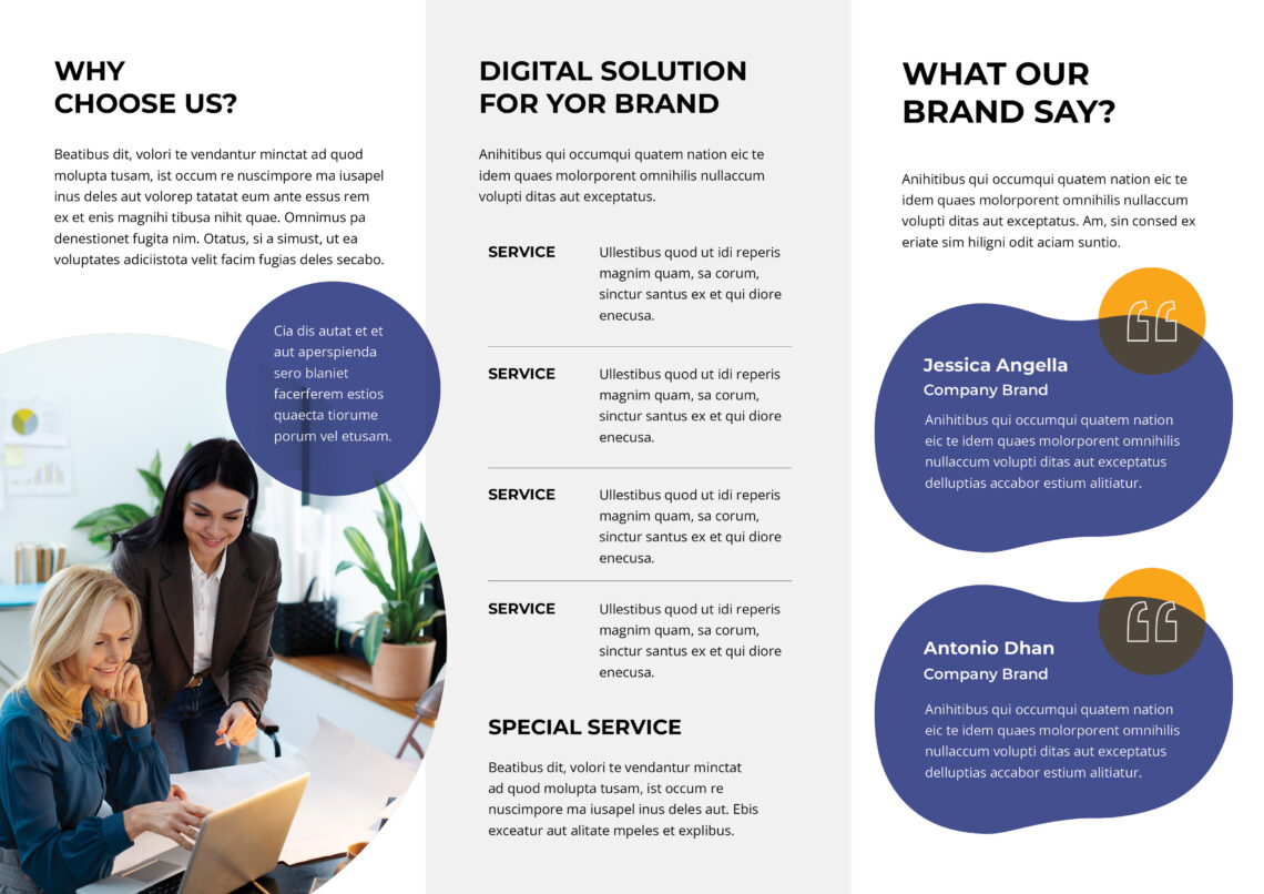 Creative Profesional Business Trifold Brochure-2