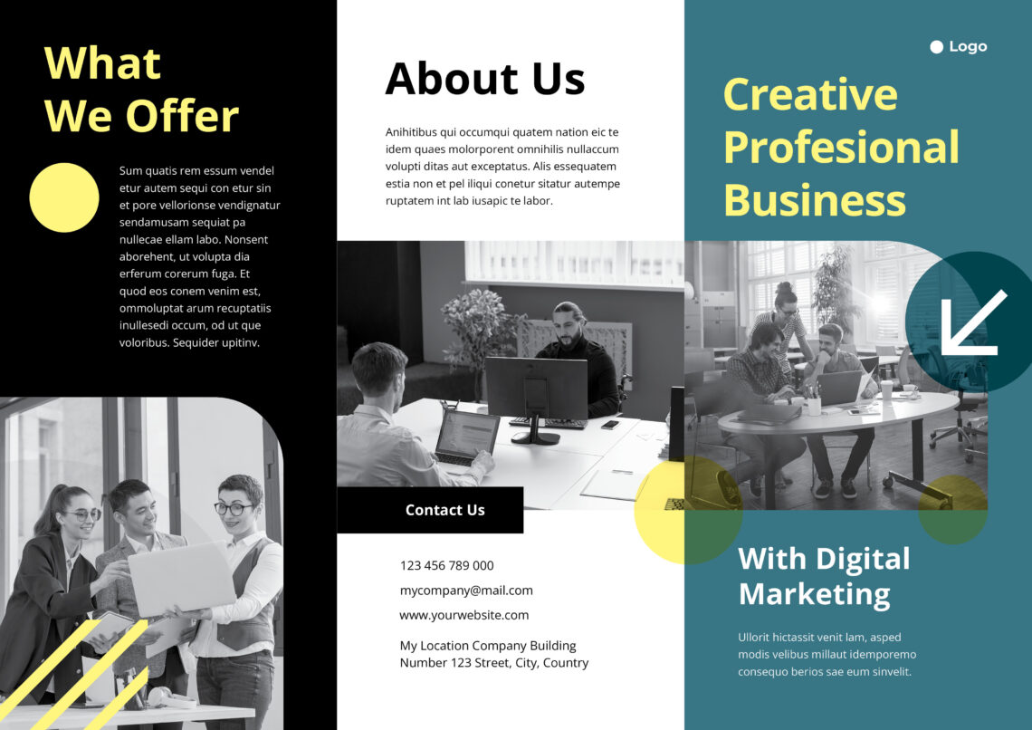 Green Financial Planning Service Trifold Brochure-1