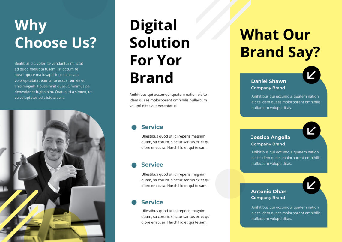 Green Financial Planning Service Trifold Brochure-2