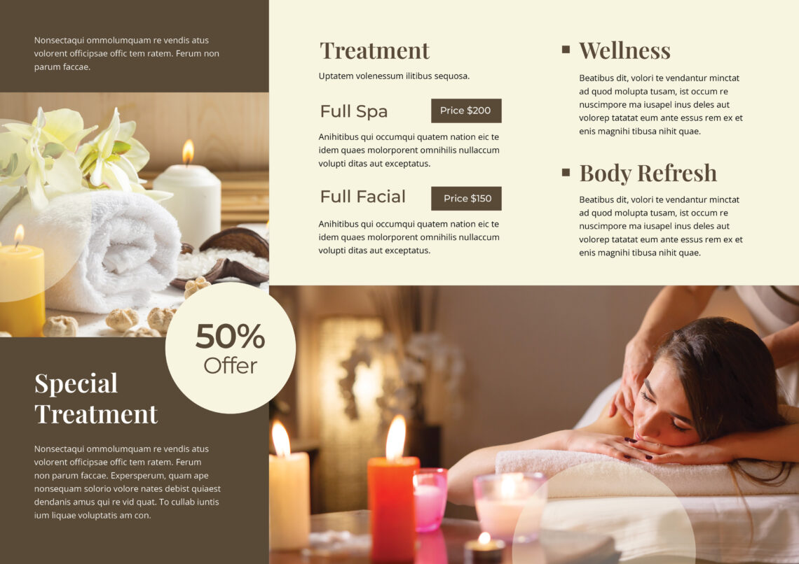 Brown Beauty Spa Trifold Brochure-2